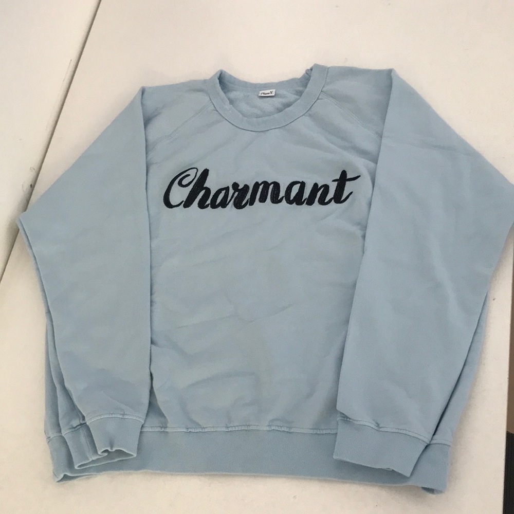 Clare V Charmant Crewneck Sweatshirt